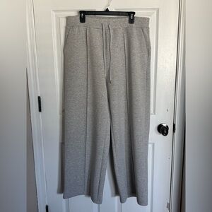 Calia Light Heather Grey Wide-Leg Pants
